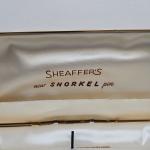 Black Vintage Sheaffer Snorkel Fountain Pen with Palladium Nib