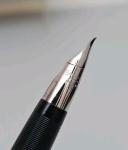 Black Vintage Sheaffer Snorkel Fountain Pen with Palladium Nib