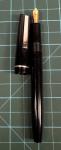 Osmiroid 65 Vintage Fountain Pen Black Chrome Gold Nib