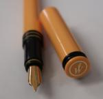 Vintage Waterman Forum Yellow Black Gold Fountain Pen