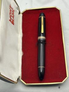 Montblanc 149 Vintage Fountain Pen with Silver Rings