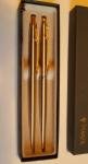 Parker Vintage Golden Tone Pen and Pencil Set