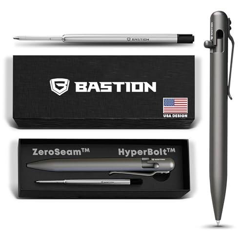 BASTION® Luxury Titanium Gray Bolt Action Pen