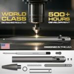 BASTION® Luxury Titanium Gray Bolt Action Pen