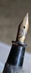 Mabie Todd Green Marble Swan Fountain Pen