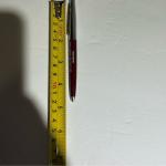 Waterman Vintage Red and Silver Engraved Pen