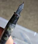 Mabie Todd Green Marble Swan Fountain Pen