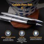 Cross Calais Engraved Chrome Gift Pen Set