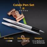 Cross Calais Engraved Chrome Gift Pen Set