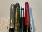 Set of 4 Vintage Fountain Pens