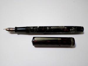 Waterman Ideal #3 Fountain Pen - Black & Pearl