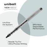 Uniball Vision Black Rollerball Pens - Pack of 36