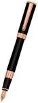 Aurora Tu Black Rose Gold Fountain Pen