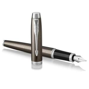 PARKER IM Dark Espresso Fountain Pen with Blue Ink