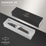 PARKER IM Dark Espresso Fountain Pen with Blue Ink