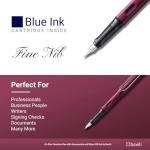 Lamy AL-Star Black Purple Fine Nib Pen Set