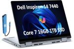 Dell Inspiron 14 2-in-1 Business Laptop - Blue