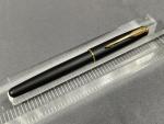 Parker Sonnet Matte Black Gold Trim Rollerball Pen