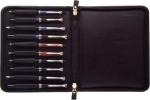 Pelikan Black Leather Pen Case for 10 Pens