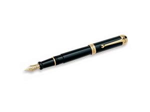 Aurora Talentum Black Gold Trim Fountain Pen
