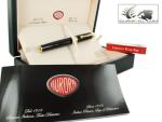Aurora Talentum Black Gold Trim Fountain Pen