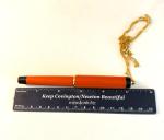 1970s Vintage Orange Parker Big Red Ball Pen