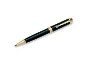 Aurora Talentum Black and Gold Ballpoint Pen