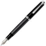 Pelikan M405 Broad Fountain Pen, Black Stripe