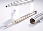 Parker Vintage Silver & Chrome Retractable Ribbed Pen
