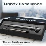 BASTION Slim Stainless Steel Luxury Ballpoint Pen