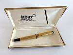 Montblanc Vintage Gold Rollerball Pen in Box
