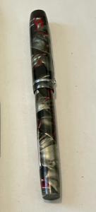 Sheaffer Junior Flat Top Fountain Pen Red Gray