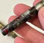 Sheaffer Junior Flat Top Fountain Pen Red Gray