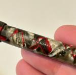 Sheaffer Junior Flat Top Fountain Pen Red Gray
