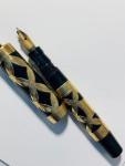 Morrison Art Deco Gold Overlay Fountain Pen