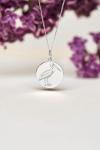 Dainty Silver Bird Pendant with 18-Inch Chain