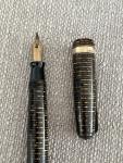 Parker Vacumatic Fountain Pen, Brown Striped