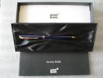 Mont Blanc Vintage Royal Blue Gold Ballpoint Pen