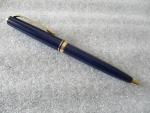 Mont Blanc Vintage Royal Blue Gold Ballpoint Pen