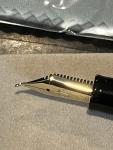 Sailor 1911L Black/Gold 21K Fude Fountain Pen