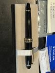 Sailor 1911L Black/Gold 21K Fude Fountain Pen