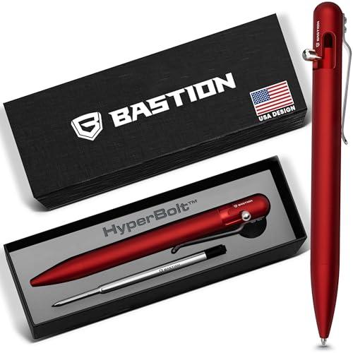 Bastion Rechargeable Red Aluminum Luxury Pen