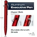 Bastion Rechargeable Red Aluminum Luxury Pen