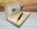 Montblanc Meisterstück Burgundy Gold Trim Ballpoint Pen