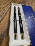 Waterman Hemisphere Black Gold Trim Pen & Pencil Set