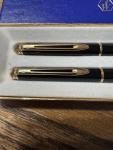 Waterman Hemisphere Black Gold Trim Pen & Pencil Set