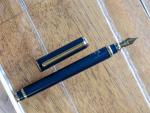 Vintage Blue Garavani Fountain Pen with Steel Nib