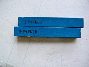 Vintage Parker Black & Blue Pens Set