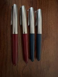 Parker 21 Vintage Fountain Pen Set of 4