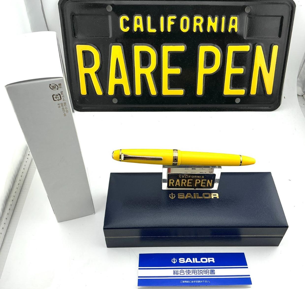 Sailor 1911S Yellow Fountain Pen with 14K Nib